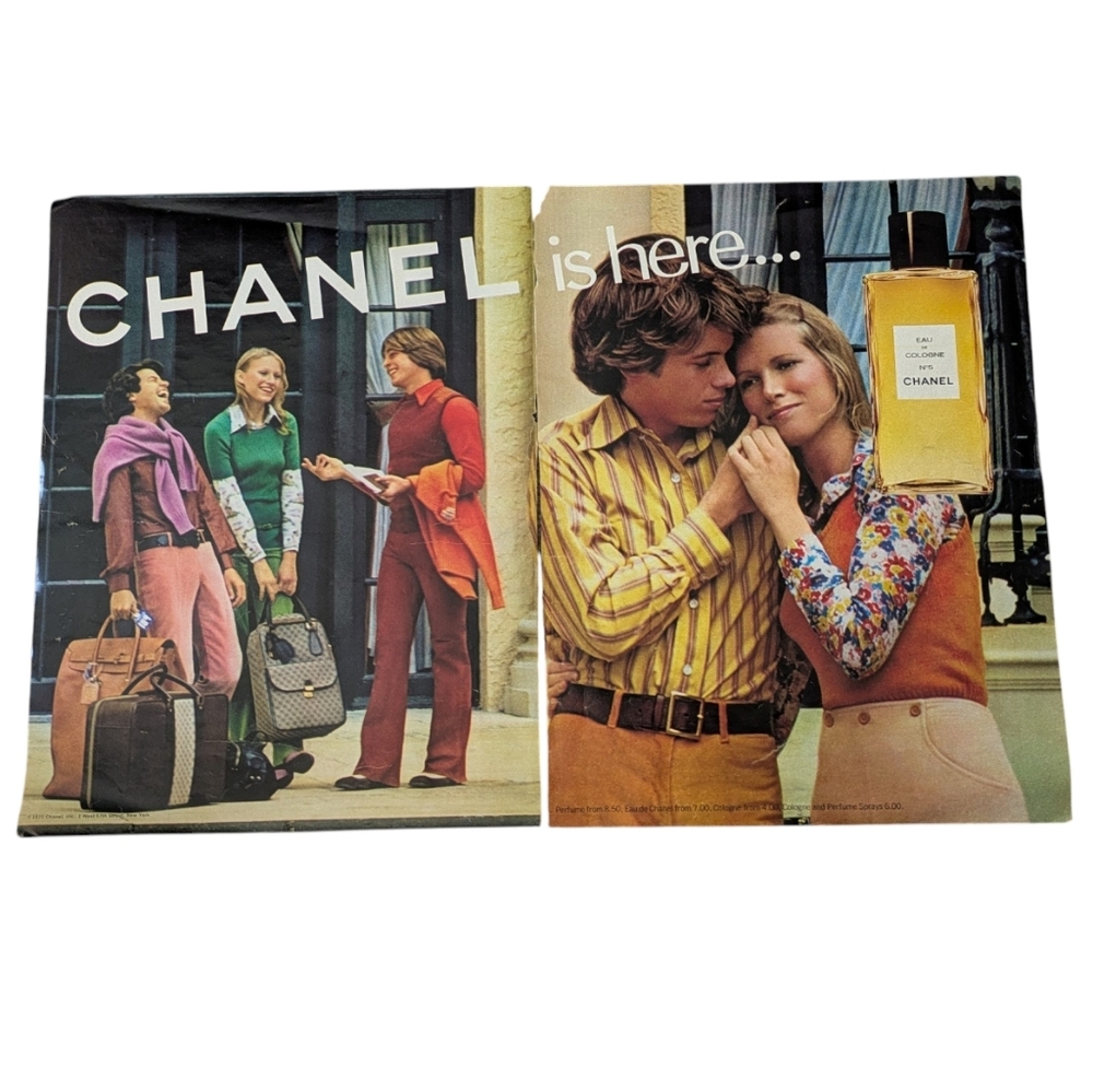 Chanel No. 5 Ad, 1972 Seventeen Magazine Vintage Perfume Retro Advertisement